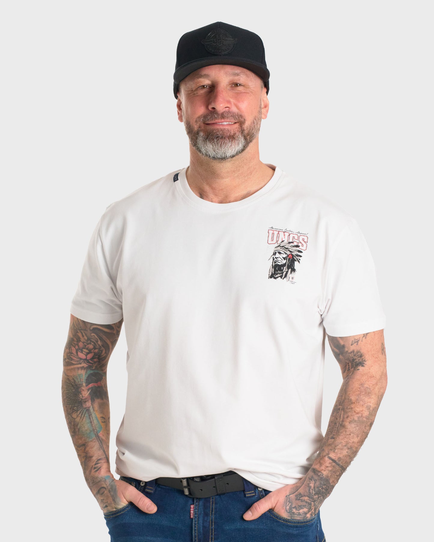 Férfi póló INDIAN WHITE