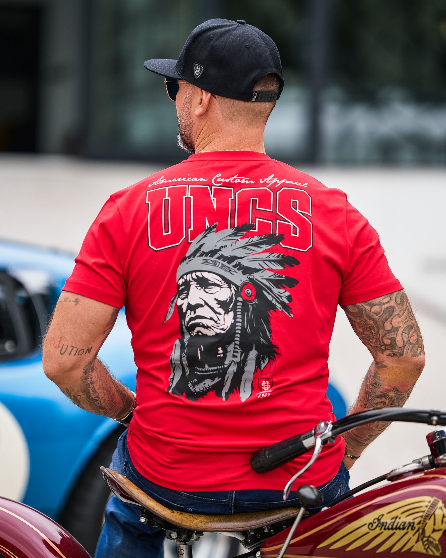 Férfi póló INDIAN RED