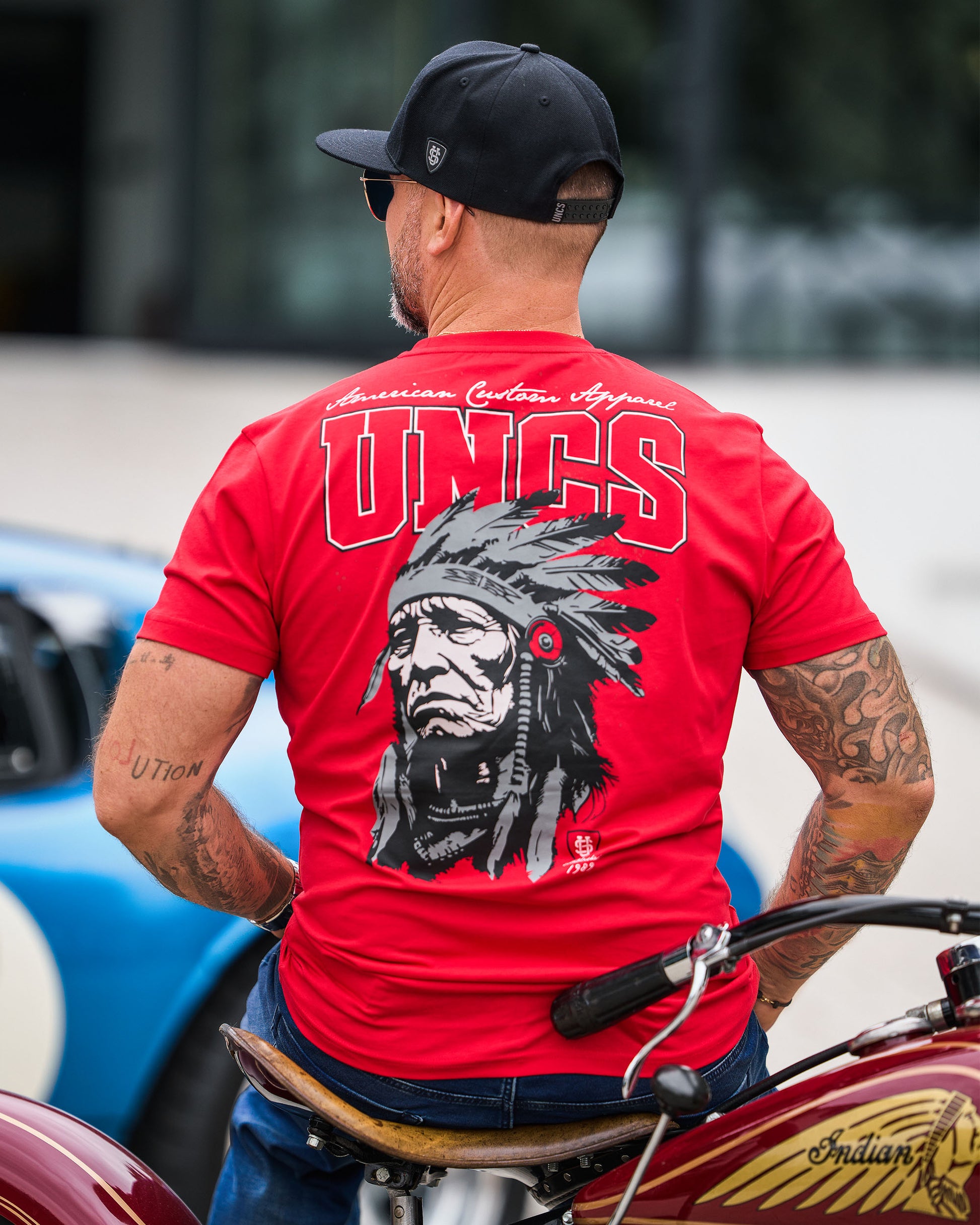 Férfi póló INDIAN RED