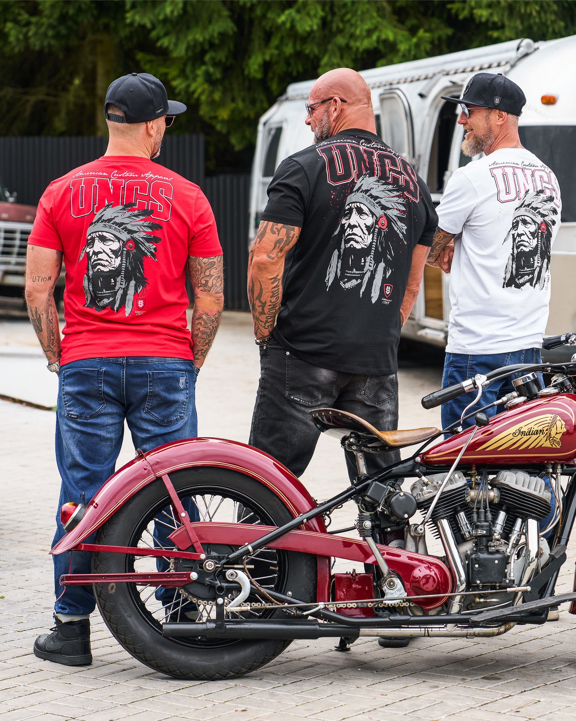 Férfi póló INDIAN RED