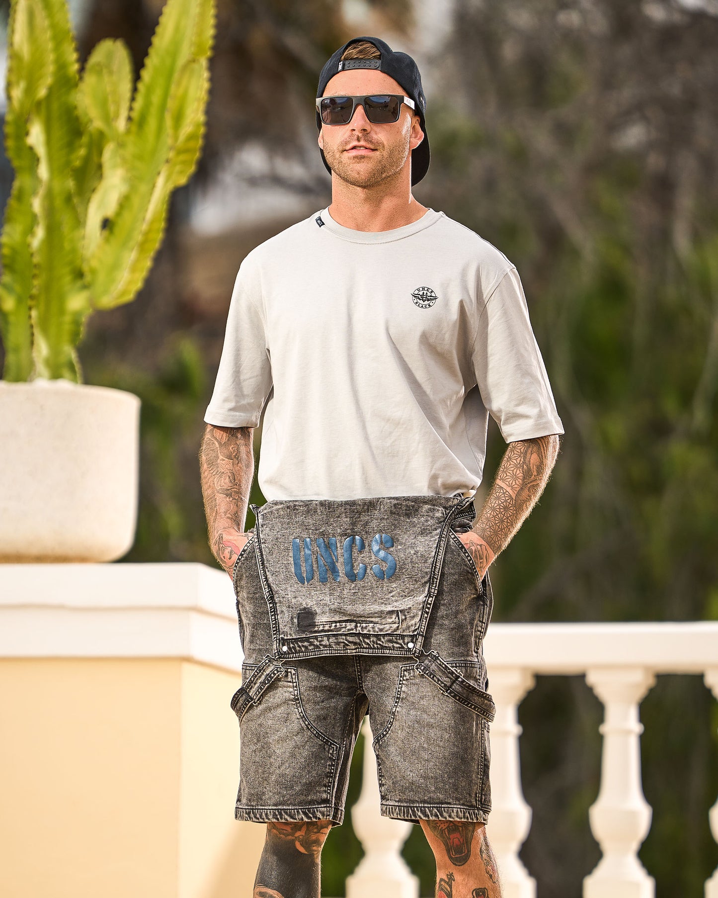 Férfi rövidnadrág WORKER BLACK