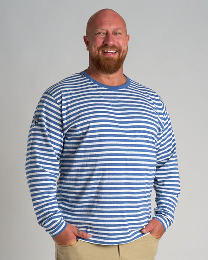 Férfi póló SAILOR LS WHITE