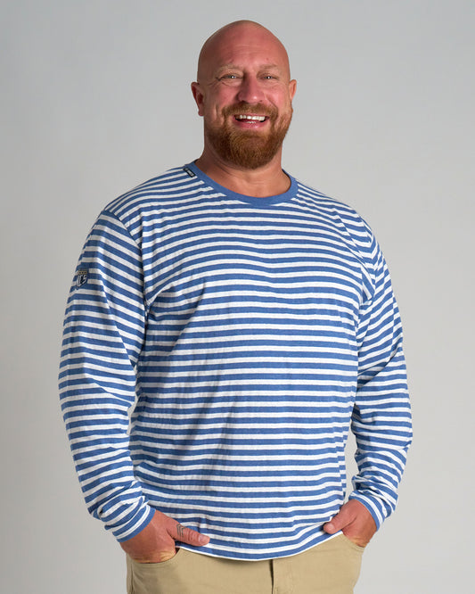 Férfi póló SAILOR LS WHITE