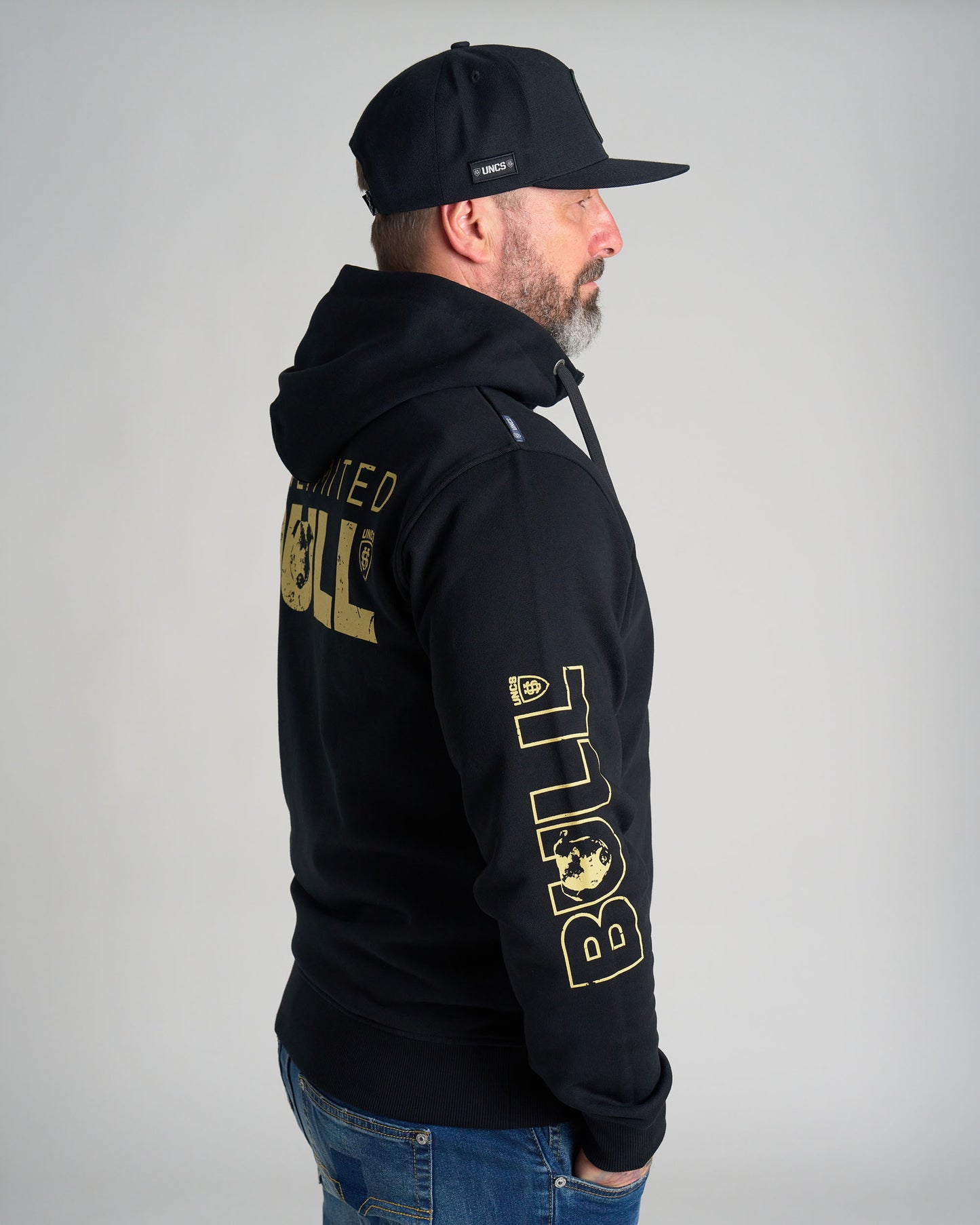 Férfi melegítőfelső BULL BLACK