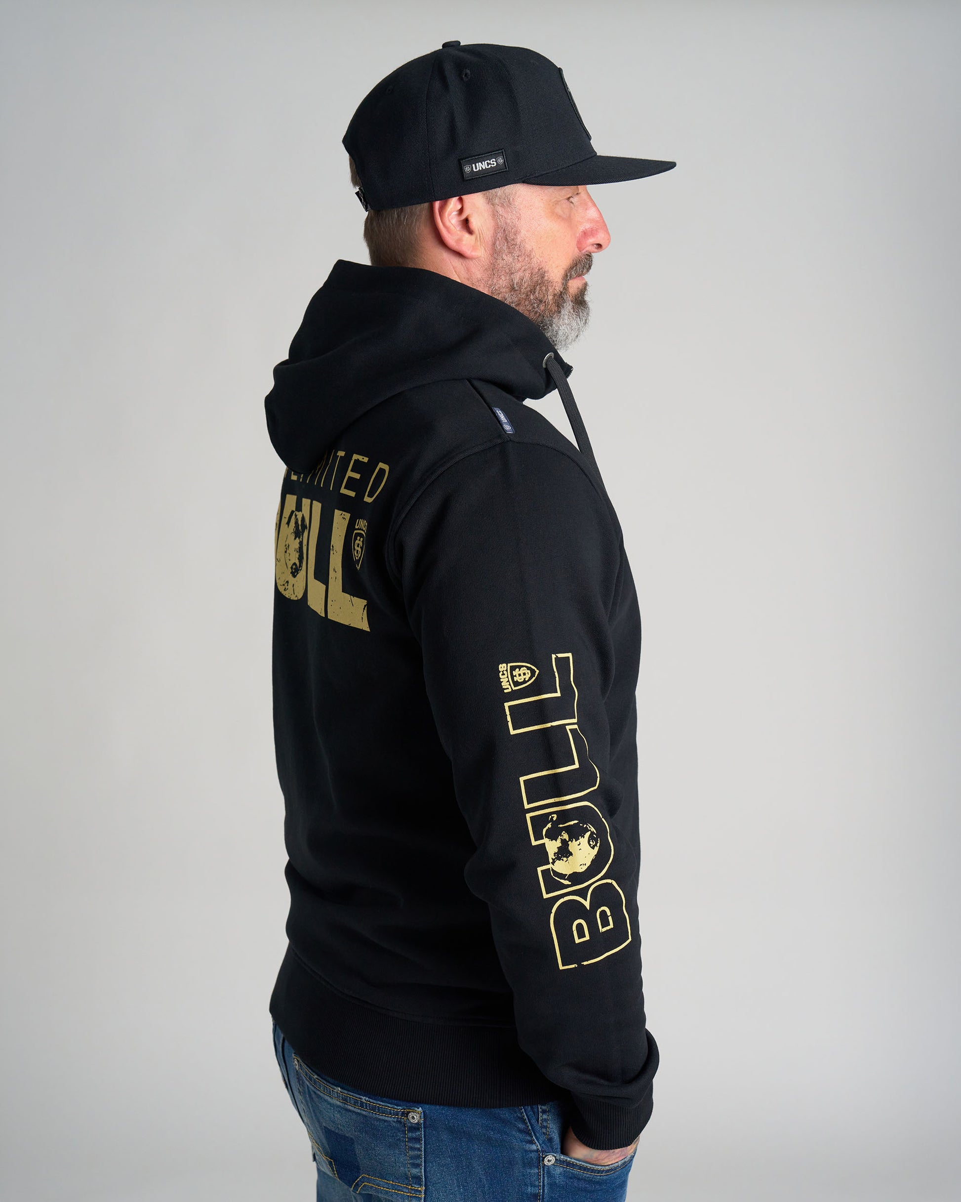 Férfi melegítőfelső BULL BLACK