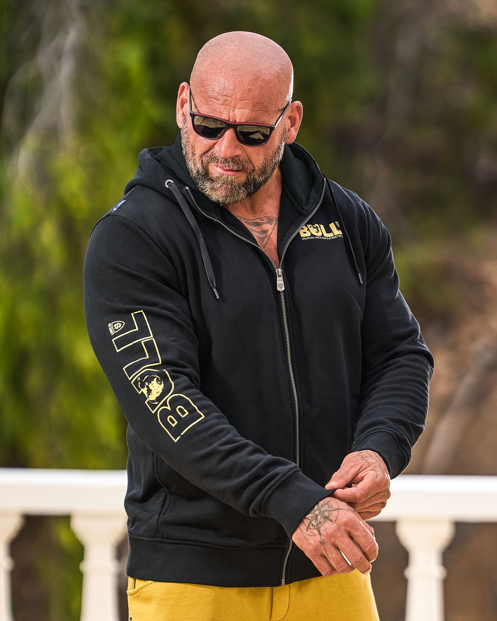 Férfi melegítőfelső BULL BLACK