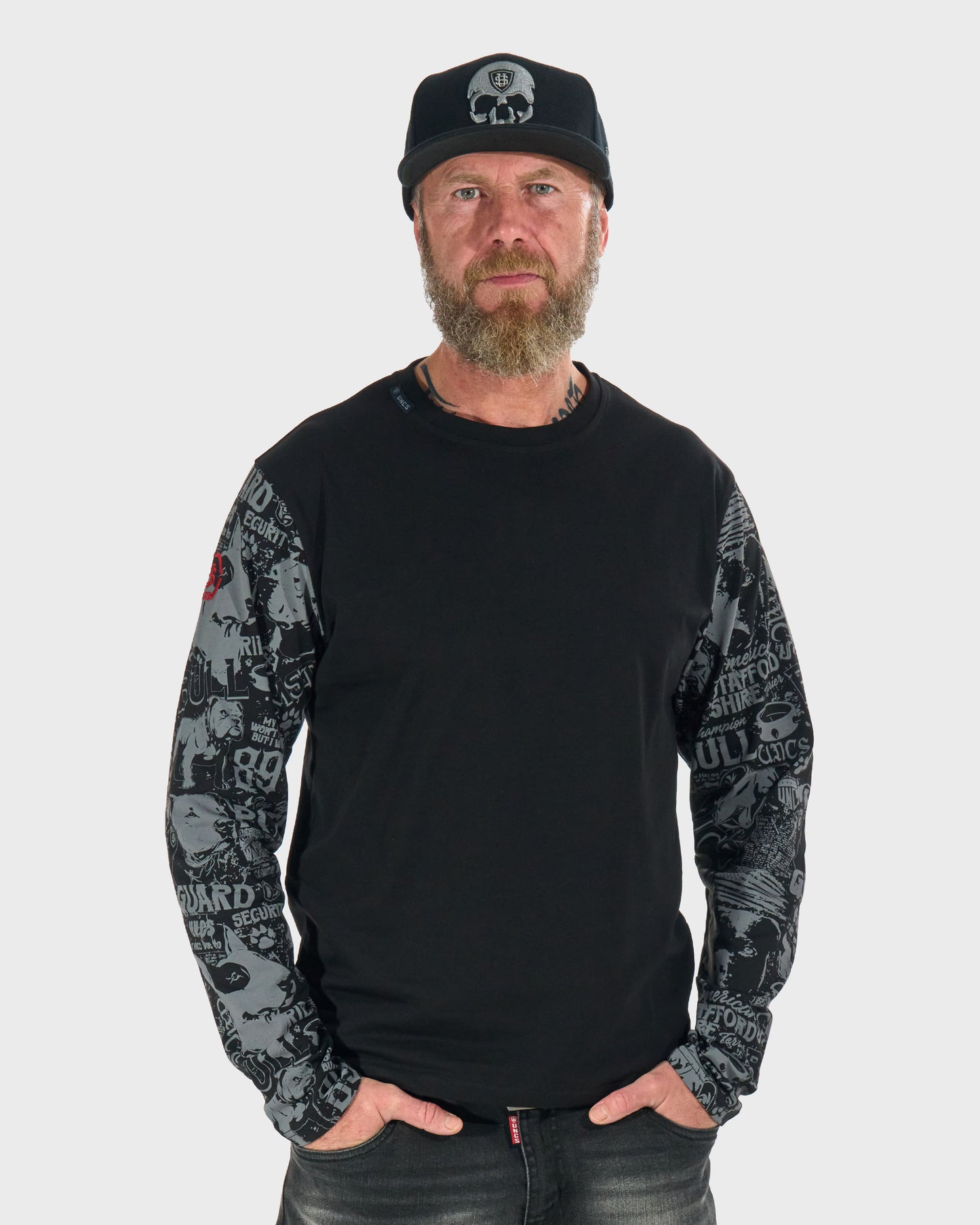 Férfi póló COMICS LS BLACK