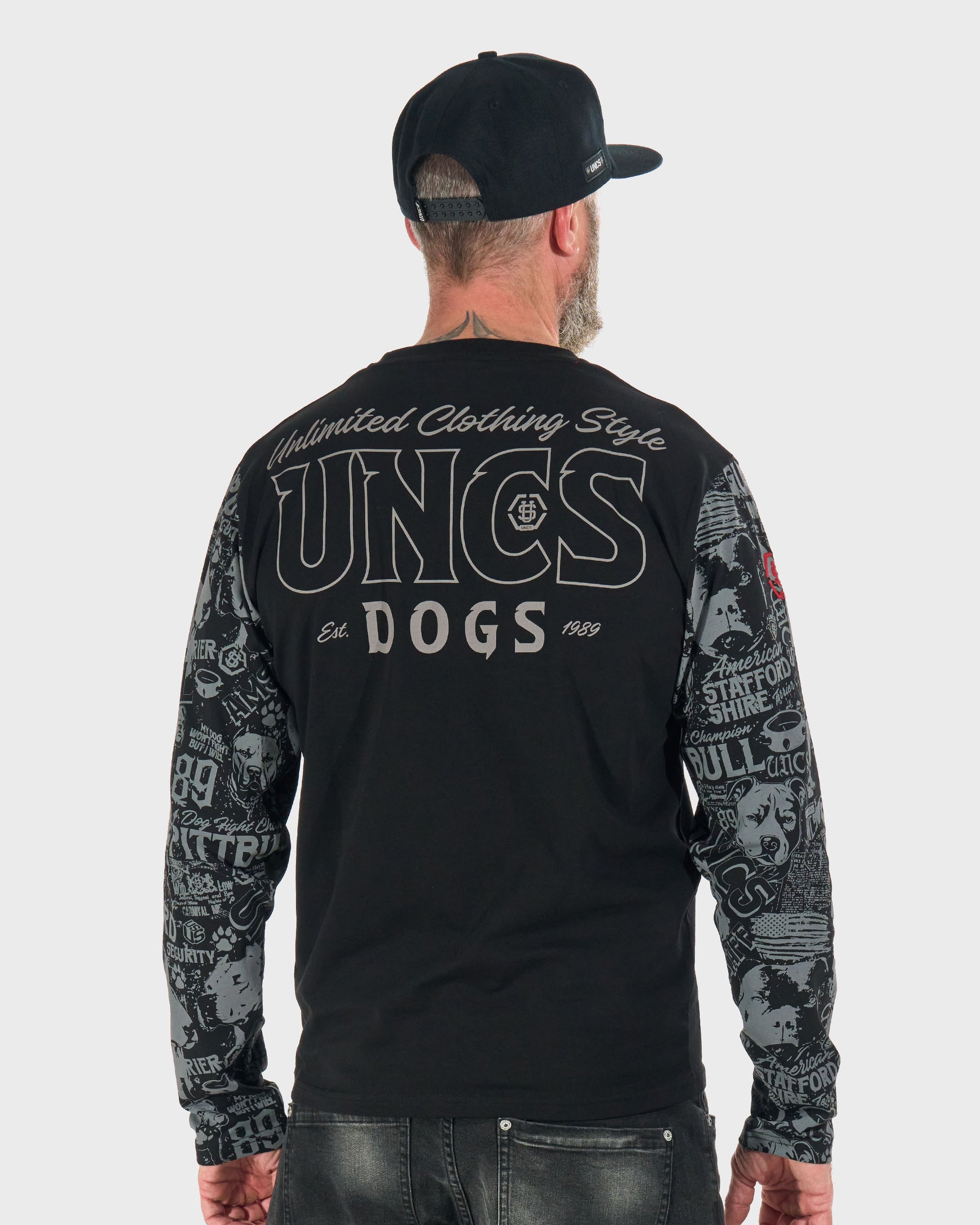 Férfi póló COMICS LS BLACK