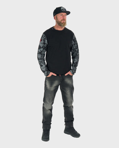 Férfi póló COMICS LS BLACK