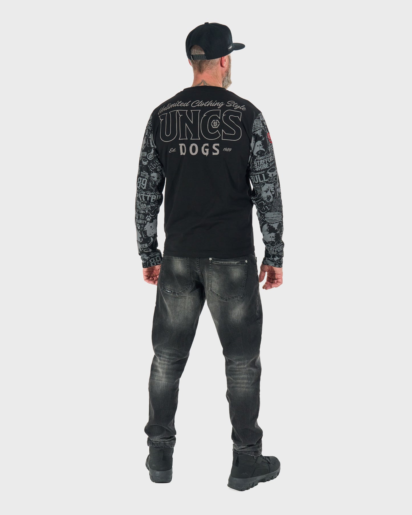 Férfi póló COMICS LS BLACK