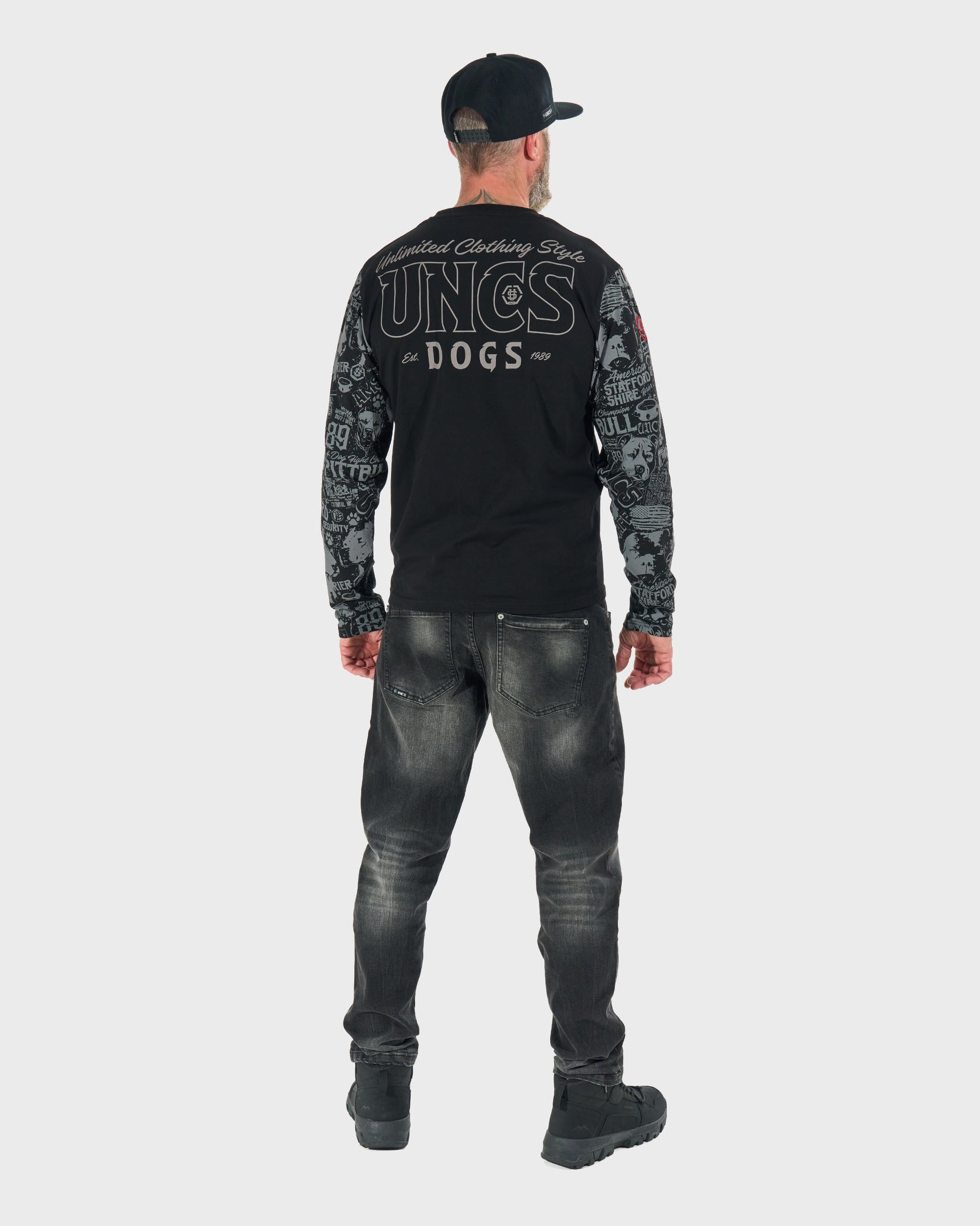 Férfi póló COMICS LS BLACK