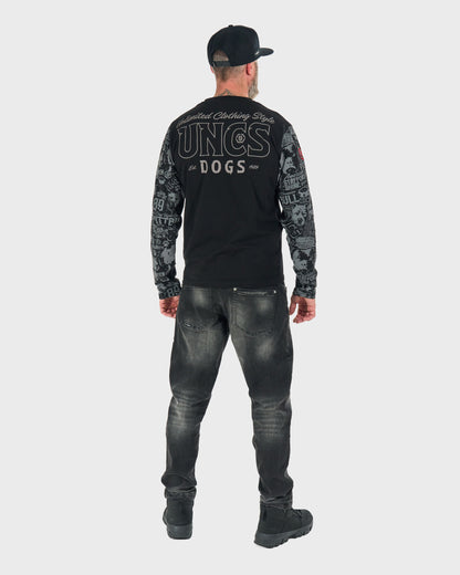 Férfi póló COMICS LS BLACK