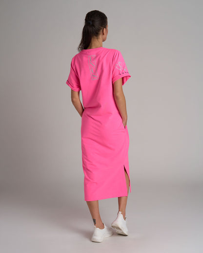 Női ruha KELI NEON PINK