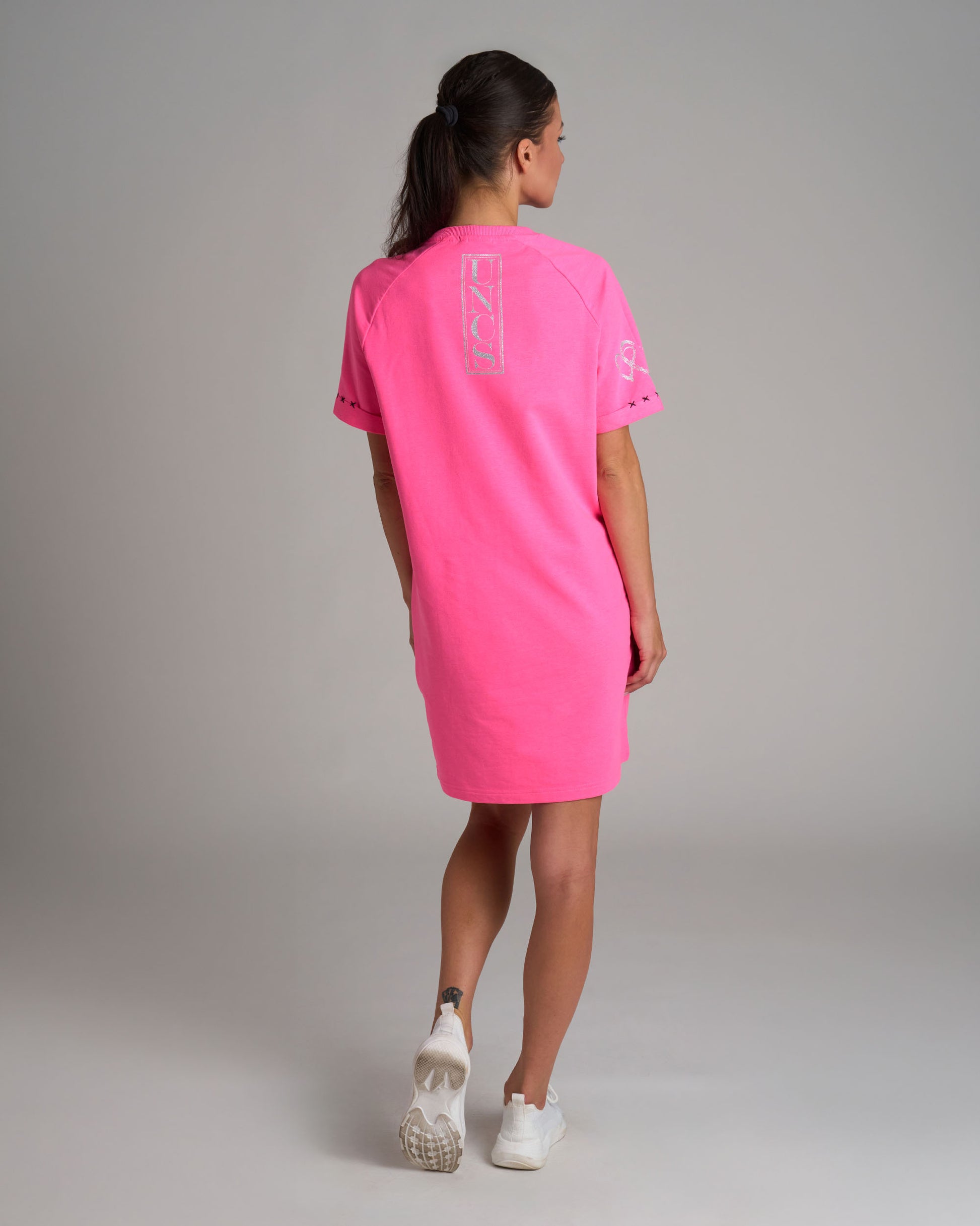 Női ruha KELI NEON PINK