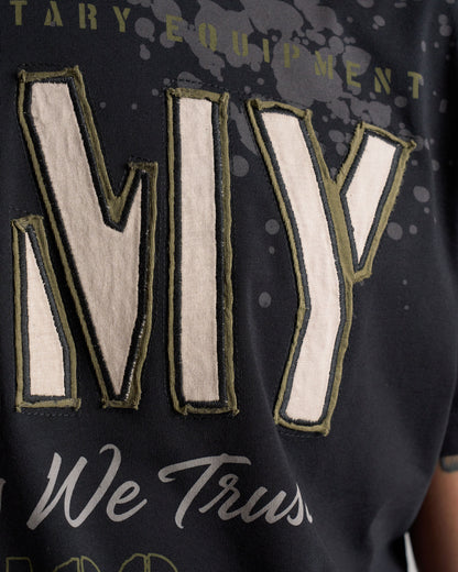 Férfi póló GUNS II BLACK