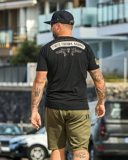 Férfi póló GUNS II BLACK