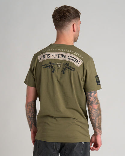 Férfi póló GUNS II KHAKI