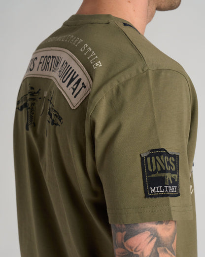 Férfi póló GUNS II KHAKI