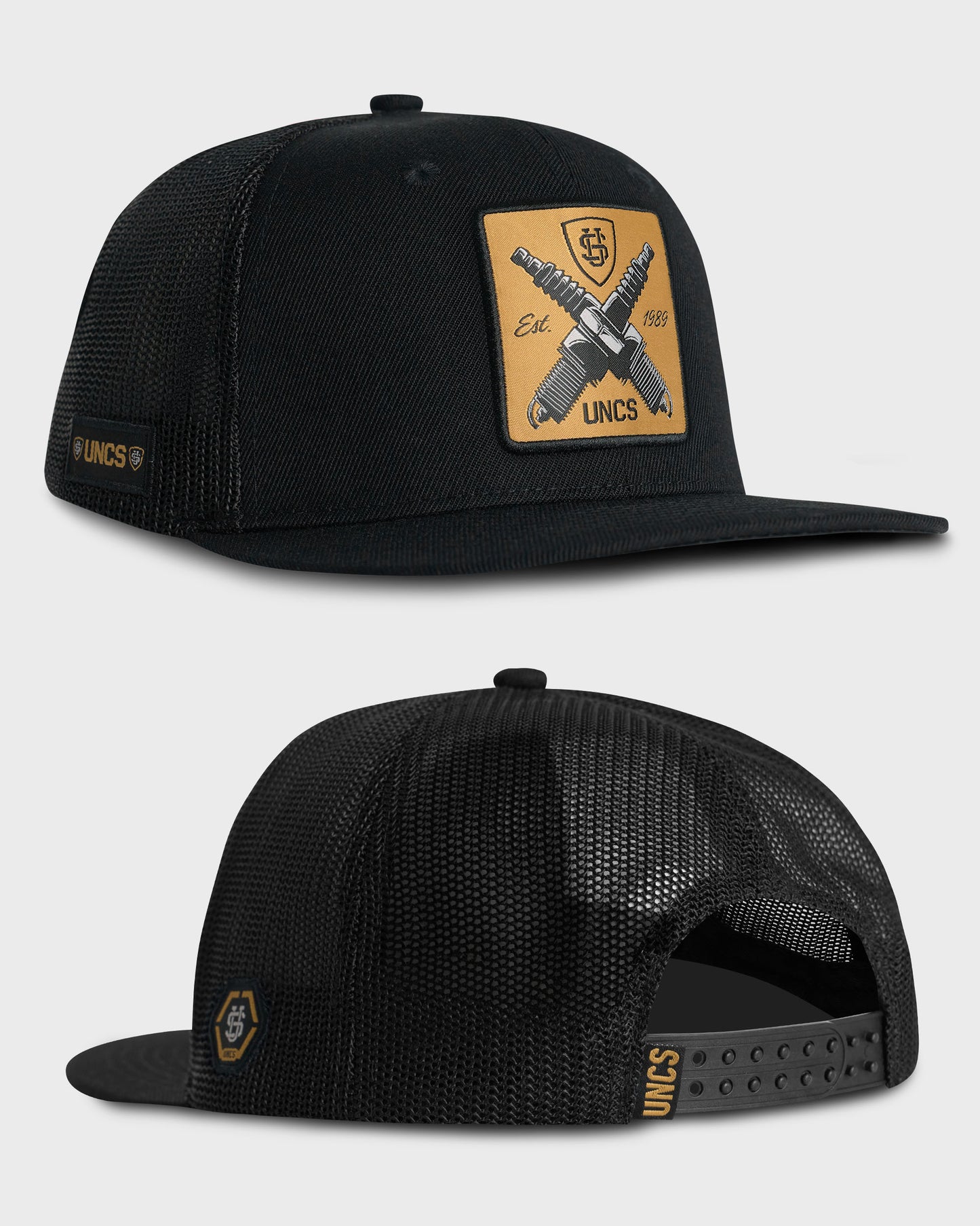 Férfi sapka ENGINE BLACK/YELLOW