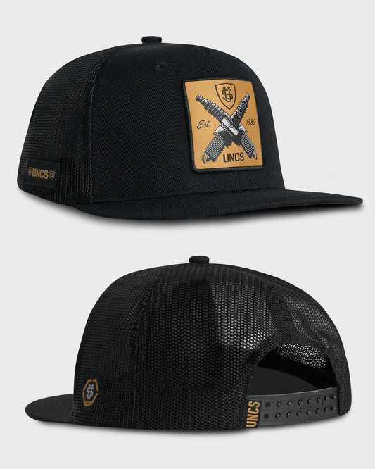 Férfi sapka ENGINE BLACK/YELLOW