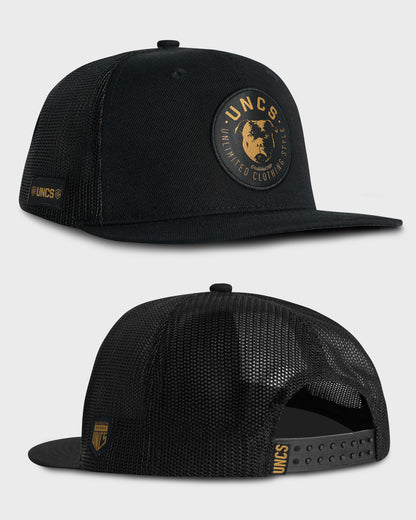Férfi sapka DOG BLACK/GOLD