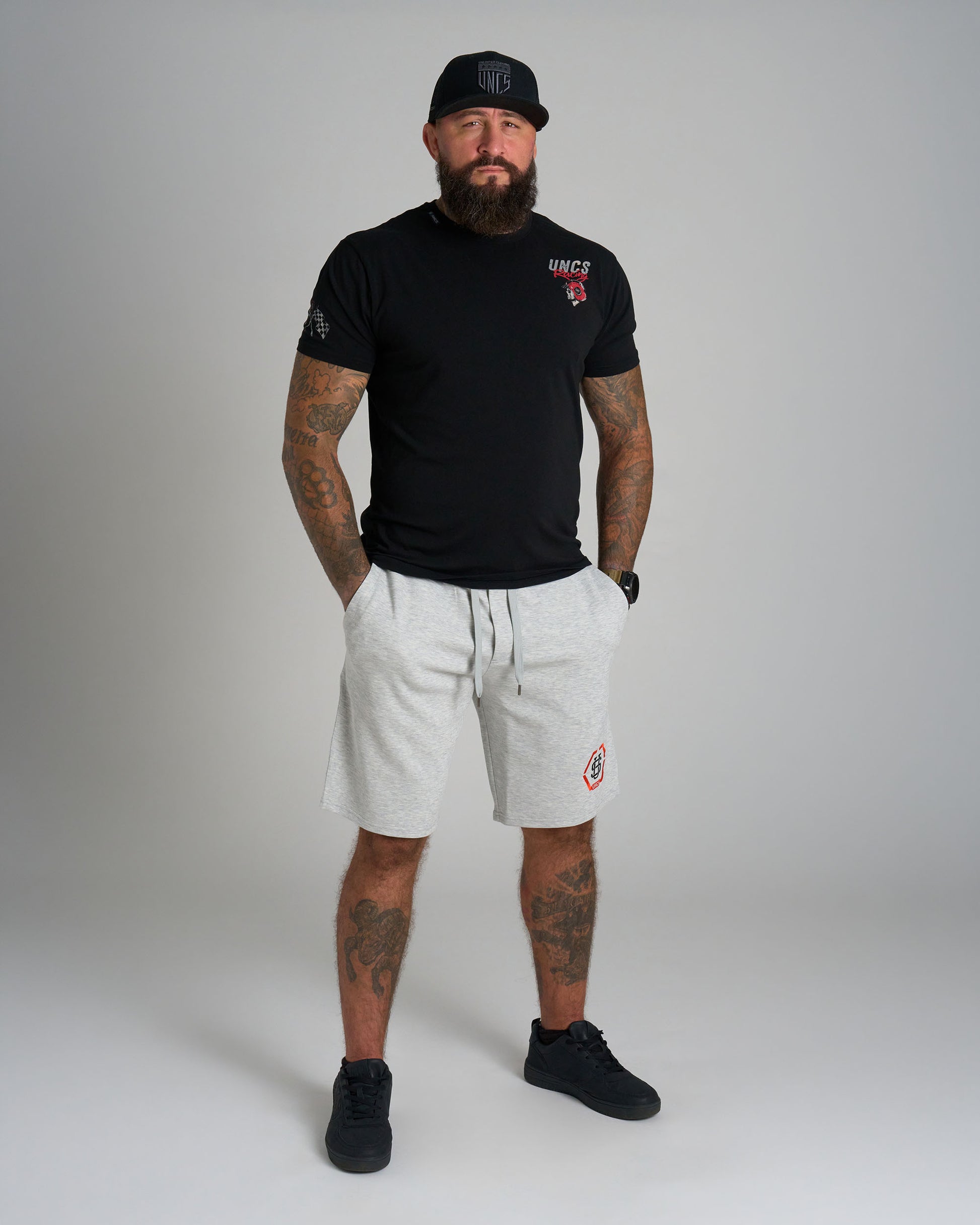 Férfi rövidnadrág HEXAGON GREY