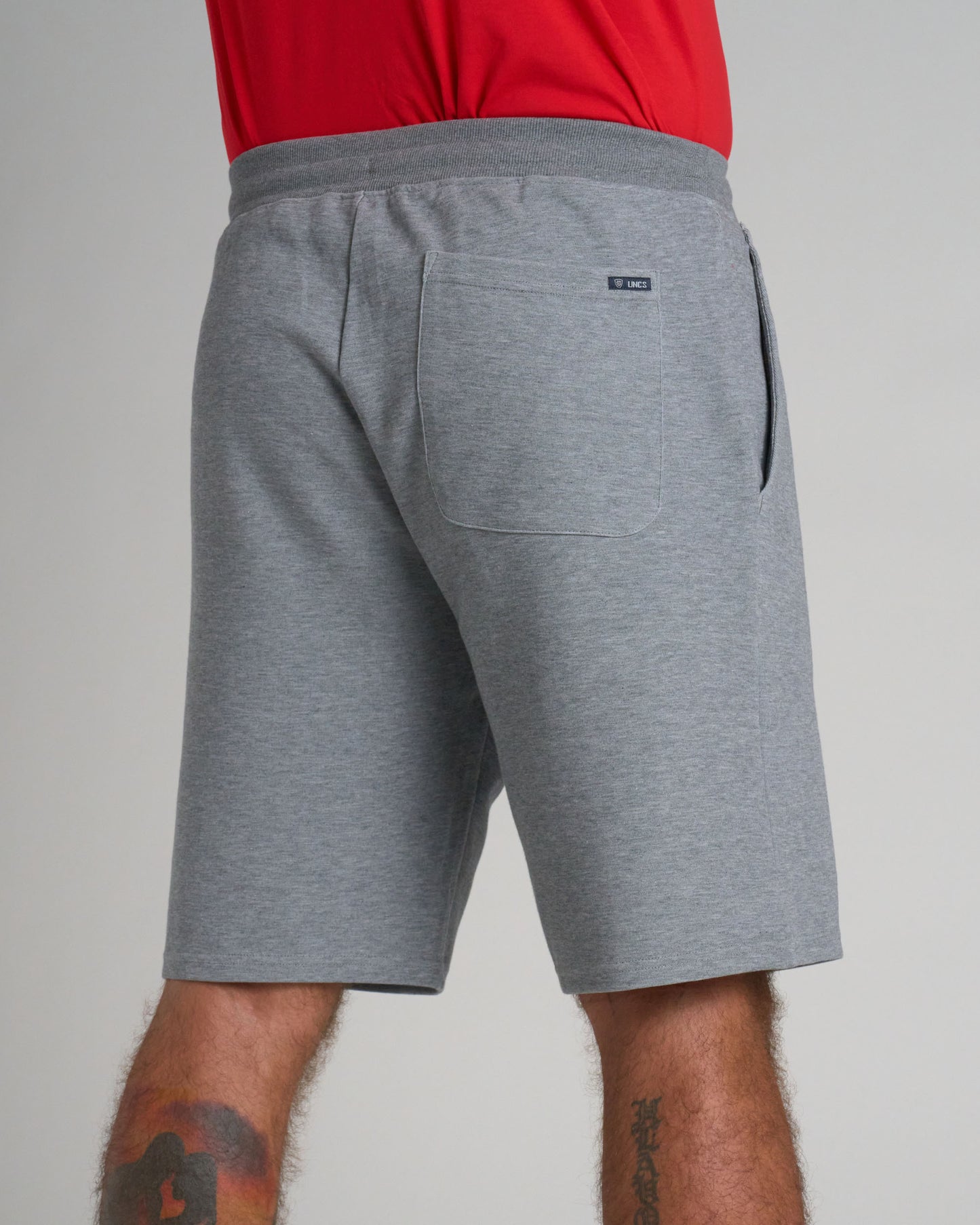 Férfi rövidnadrág HEXAGON GREY MELANGE