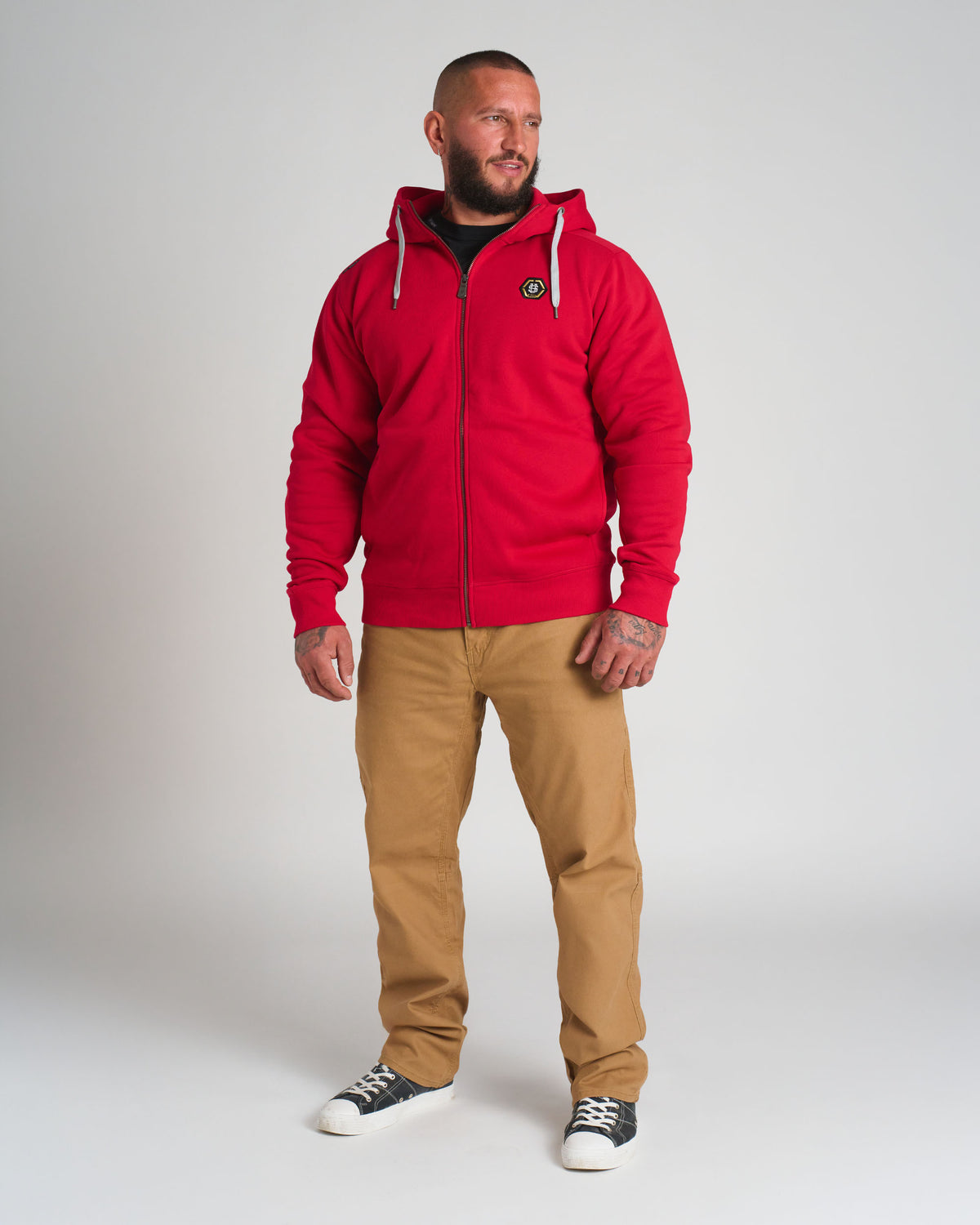 Férfi melegítőfelső CAINE RED