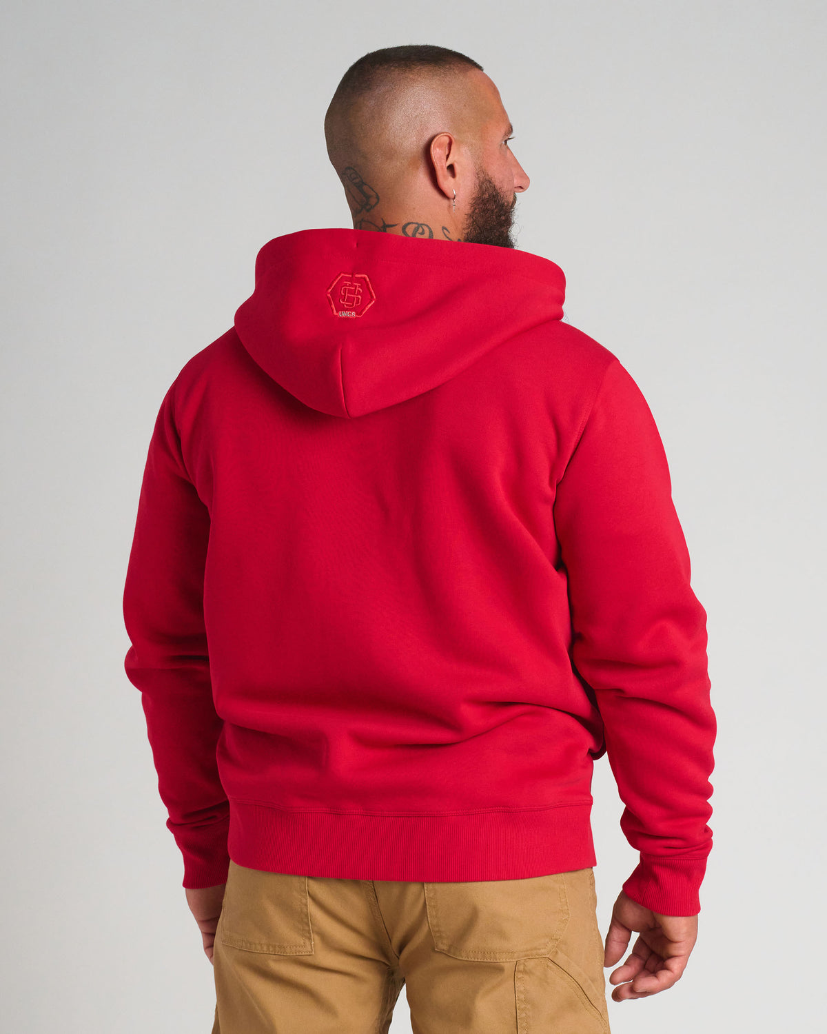 Férfi melegítőfelső CAINE RED