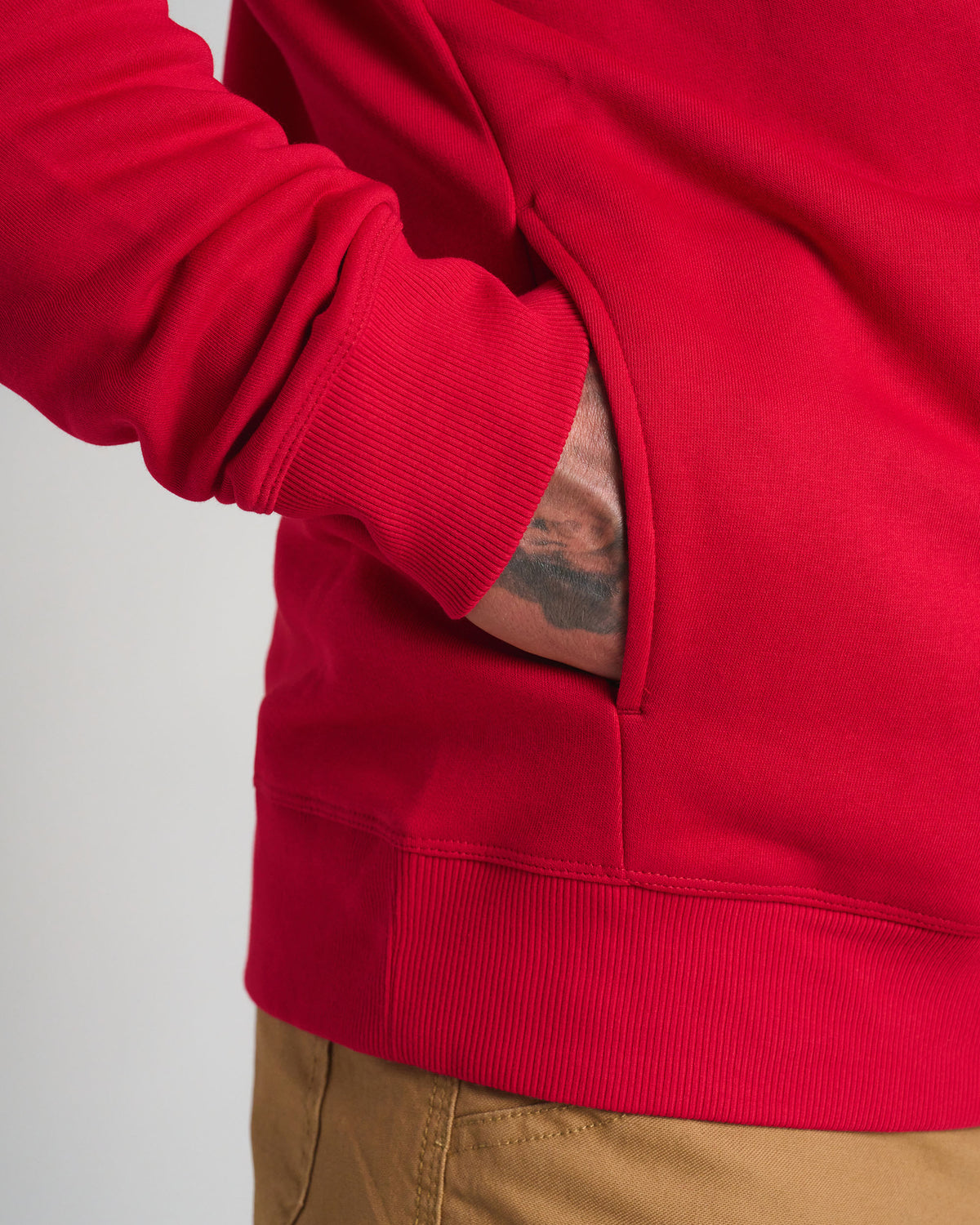 Férfi melegítőfelső CAINE RED