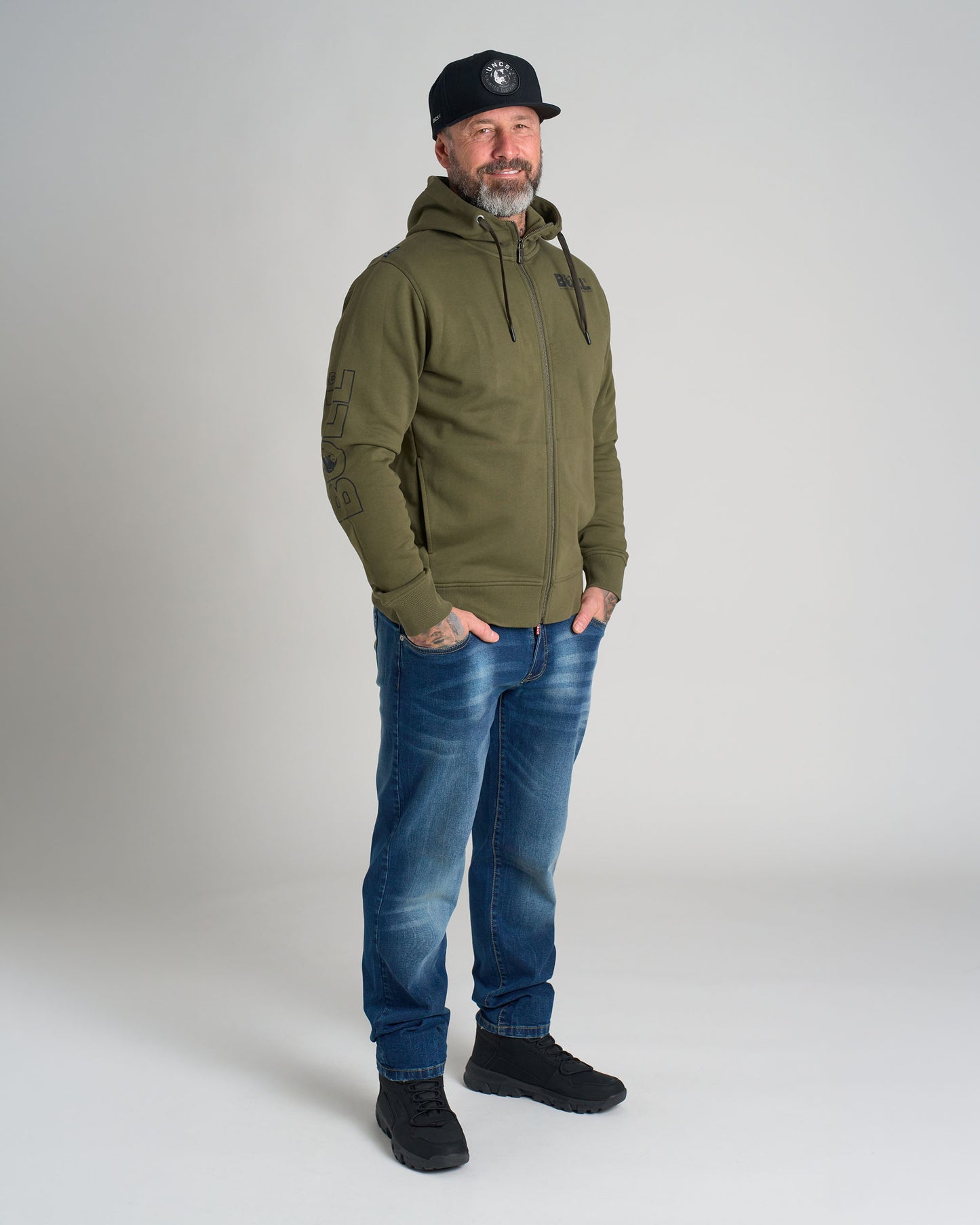 Férfi melegítőfelső BULL KHAKI