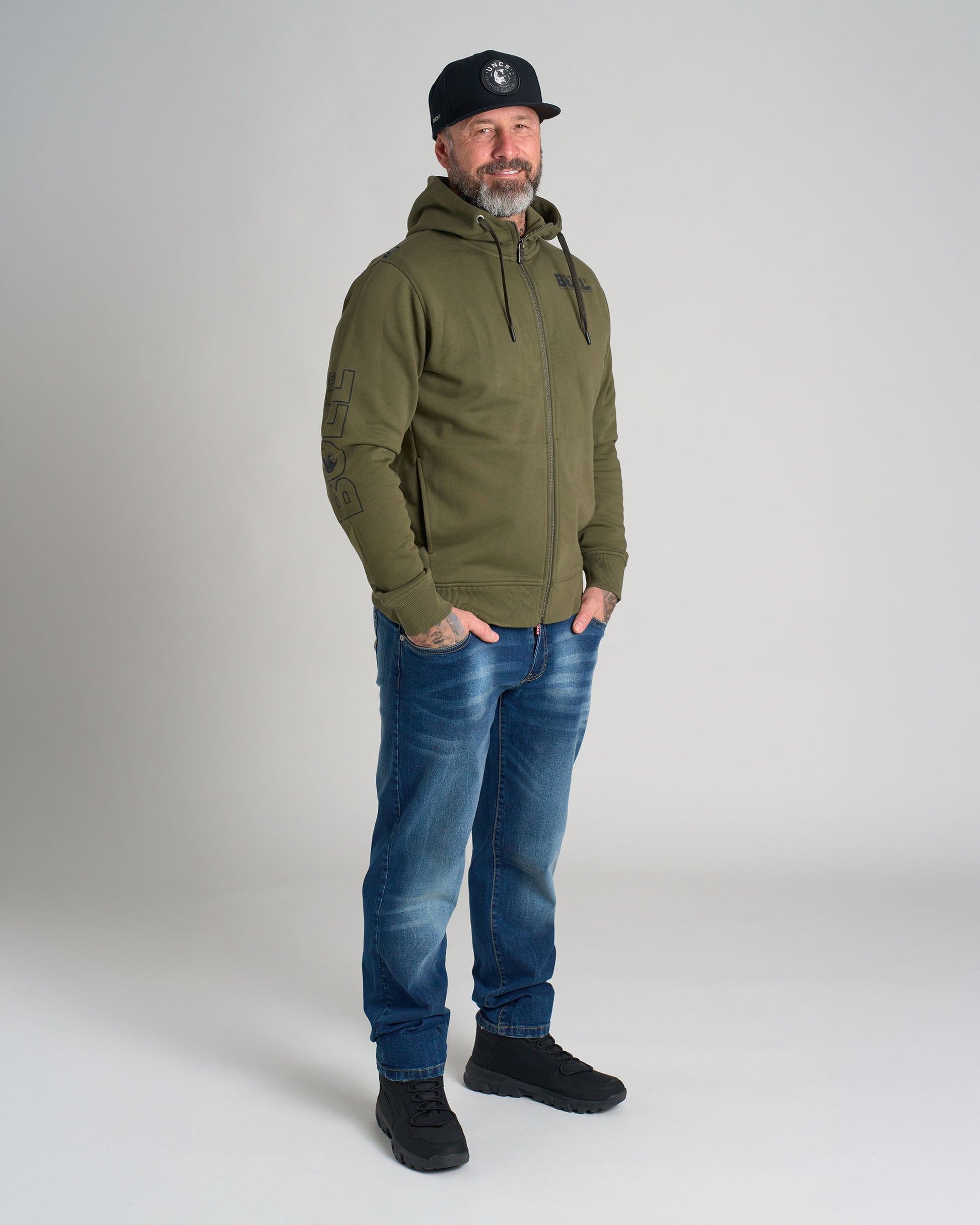 Férfi melegítőfelső BULL KHAKI