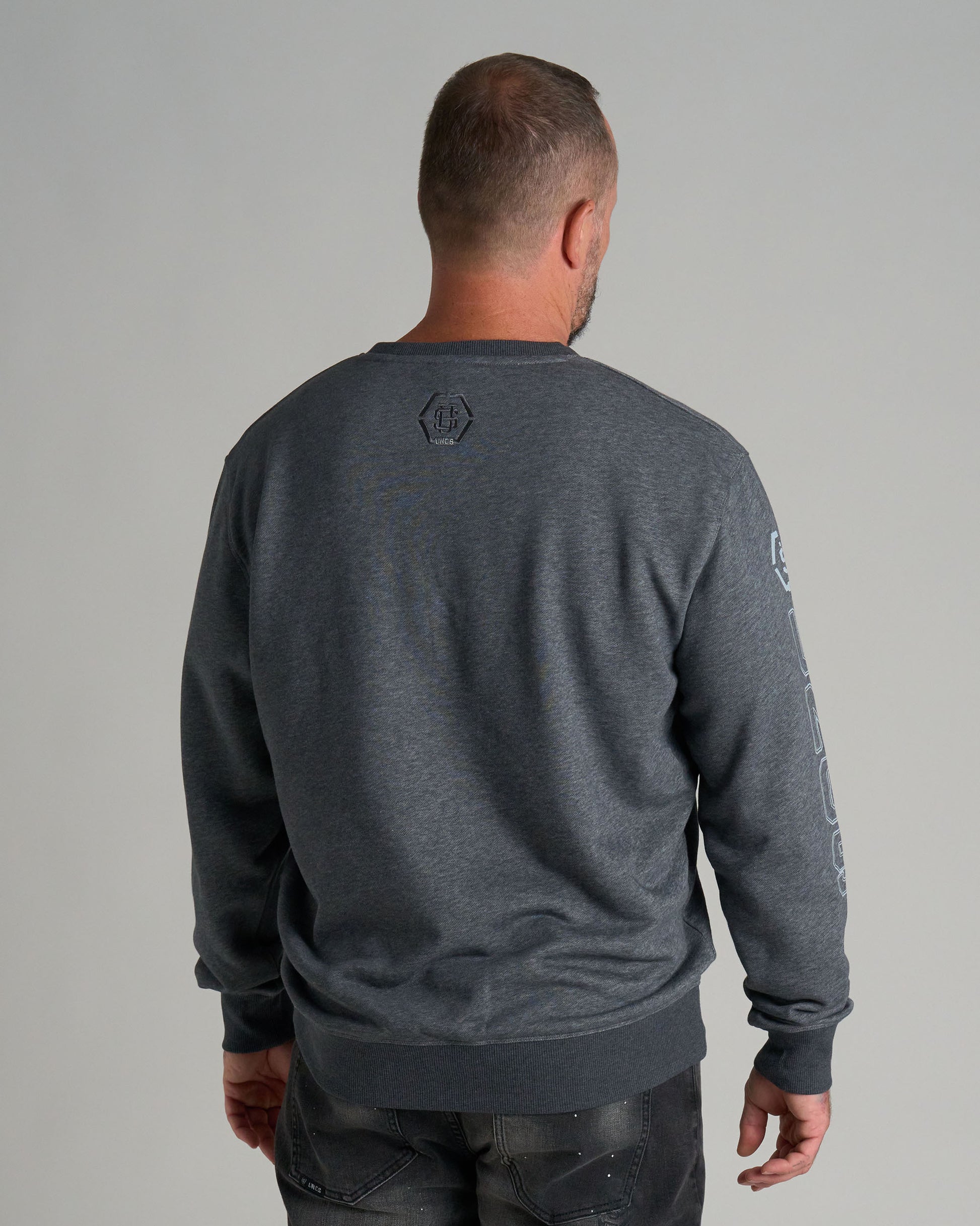 Férfi melegítőfelső CAINE III DARK GREY