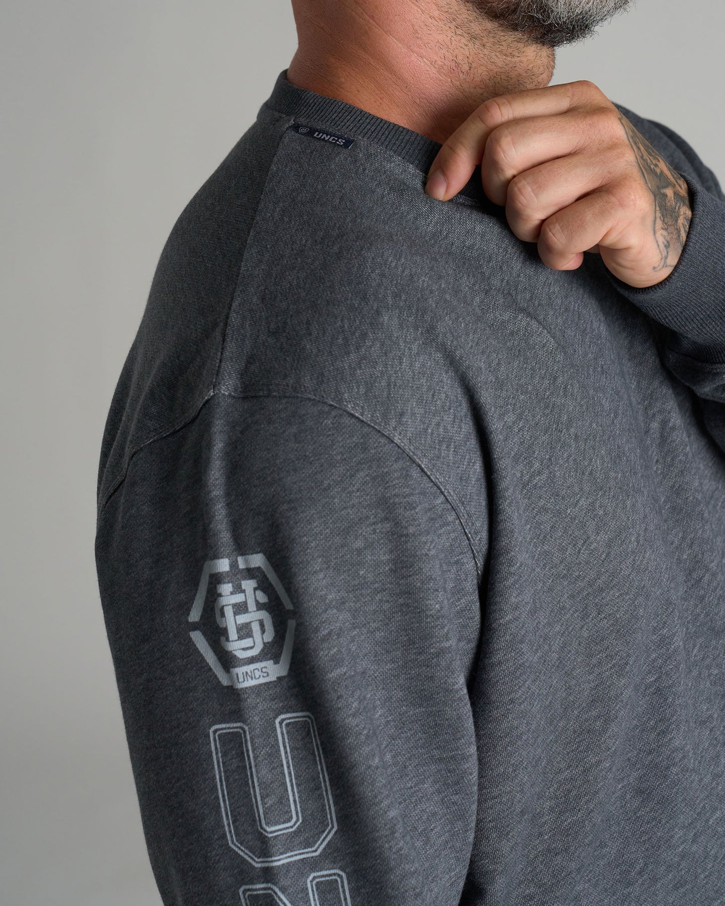 Férfi melegítőfelső CAINE III DARK GREY