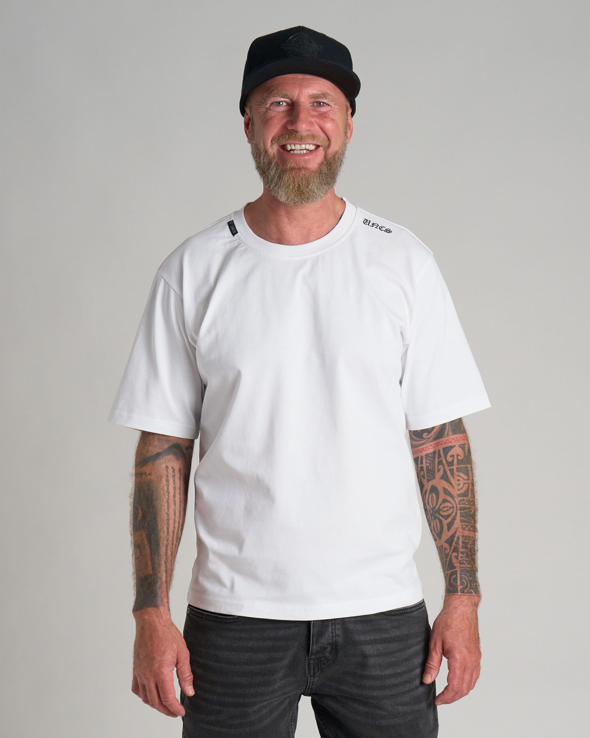 Férfi póló UNLIMITED (OVERSIZE) WHITE
