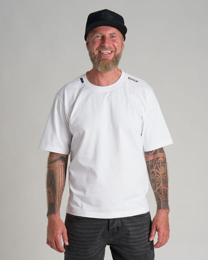 Férfi póló UNLIMITED (OVERSIZE) WHITE