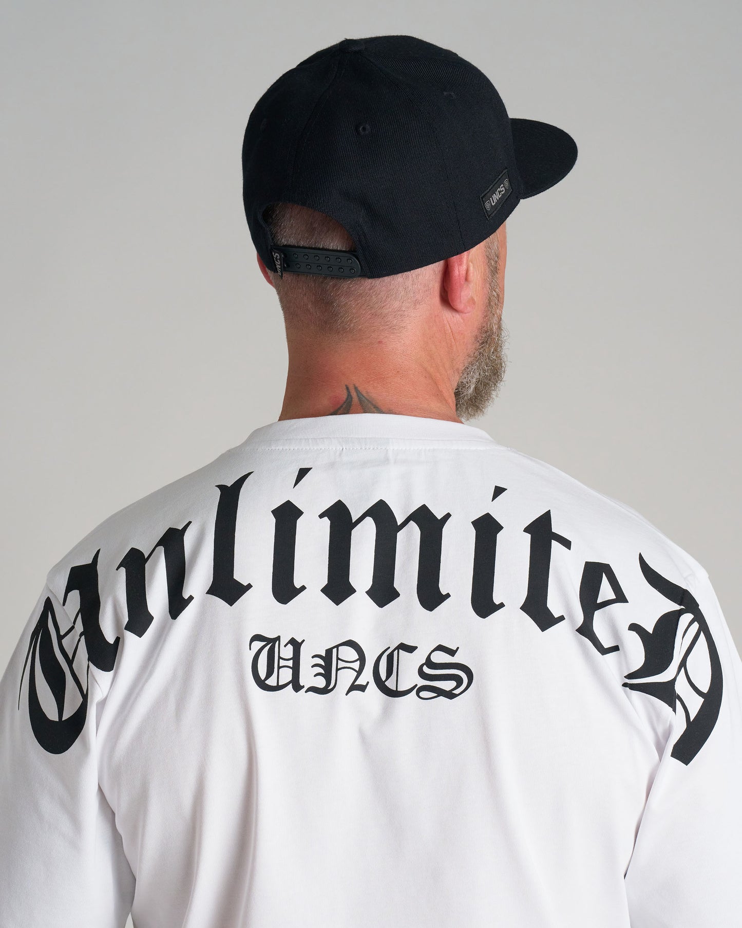 Férfi póló UNLIMITED (OVERSIZE) WHITE