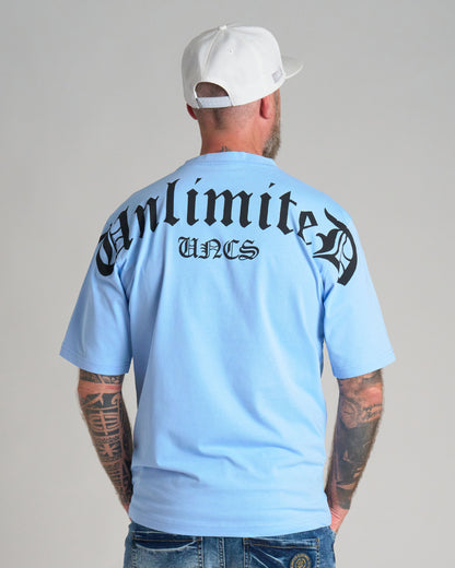 Férfi póló UNLIMITED (OVERSIZE) BLUE