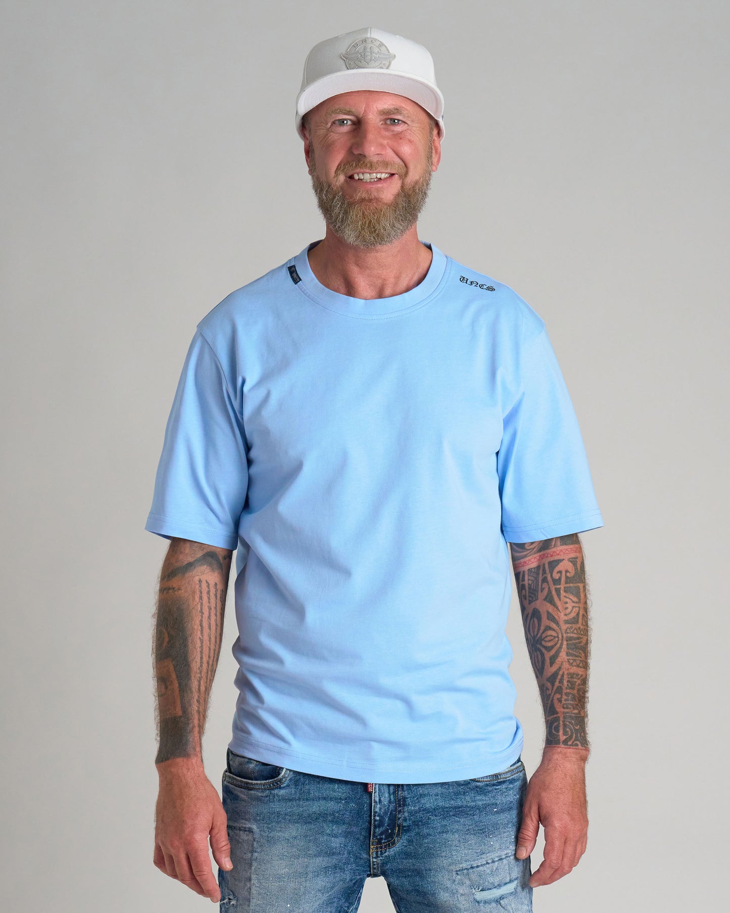 Férfi póló UNLIMITED (OVERSIZE) BLUE