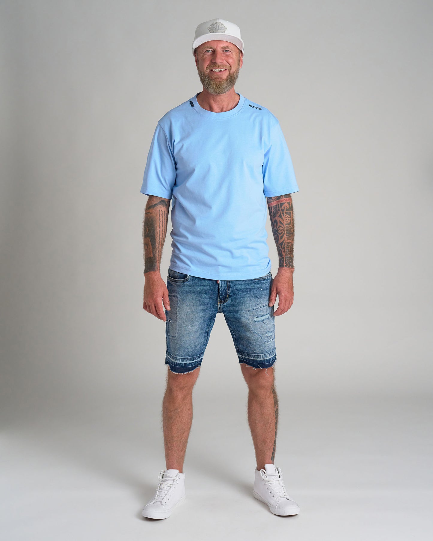 Férfi póló UNLIMITED (OVERSIZE) BLUE