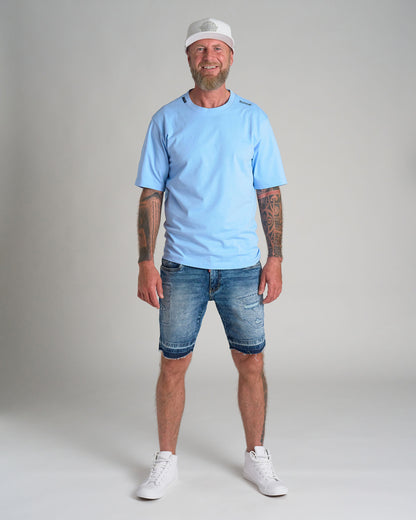 Férfi póló UNLIMITED (OVERSIZE) BLUE