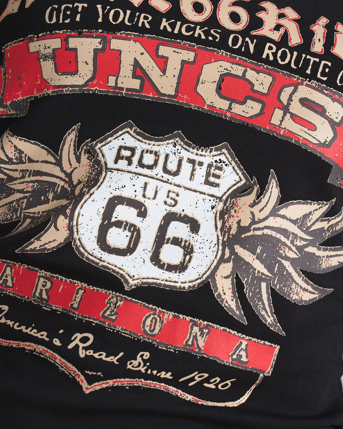 Női póló ROUTE 66 LS BLACK