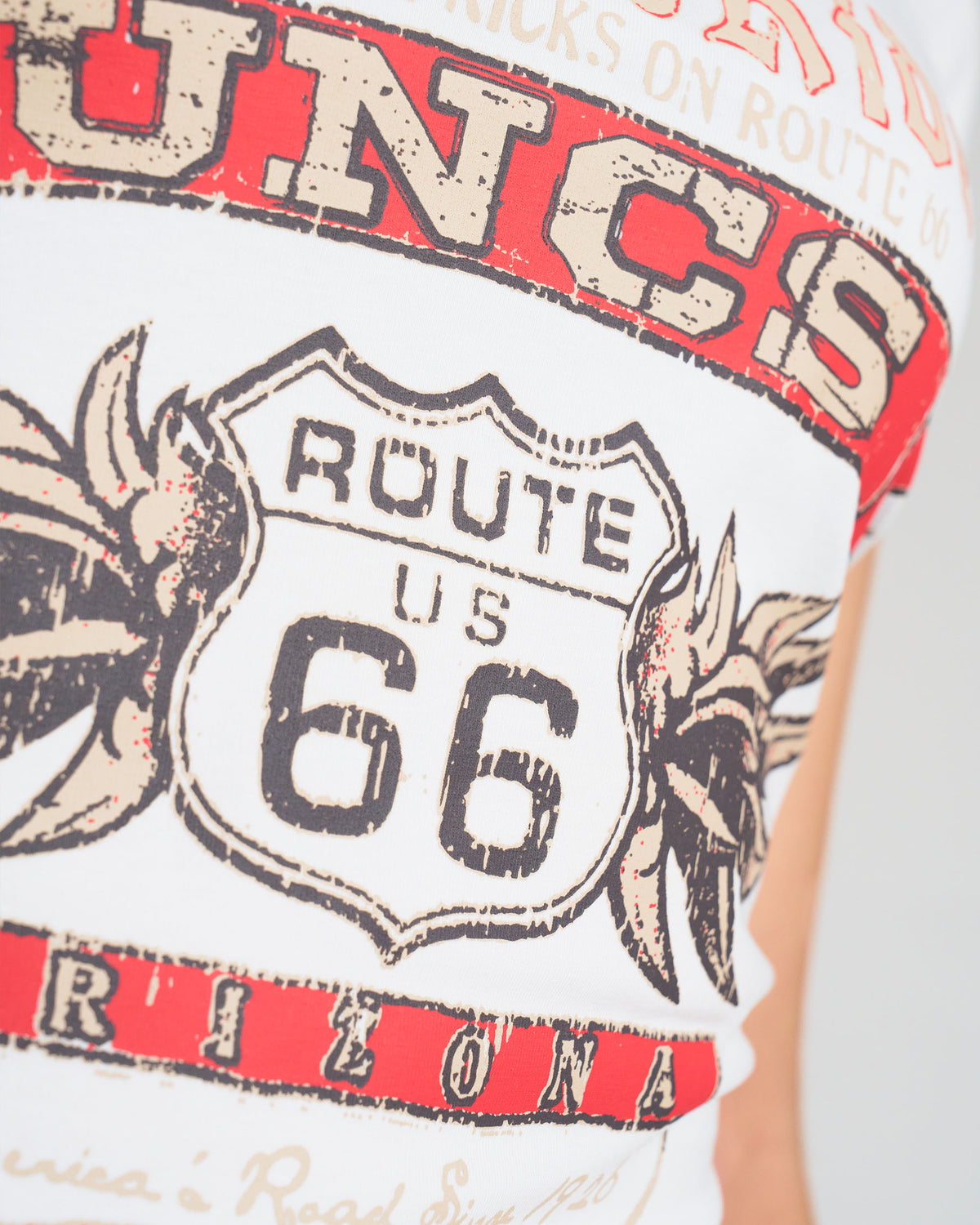 Női póló ROUTE 66 LS WHITE