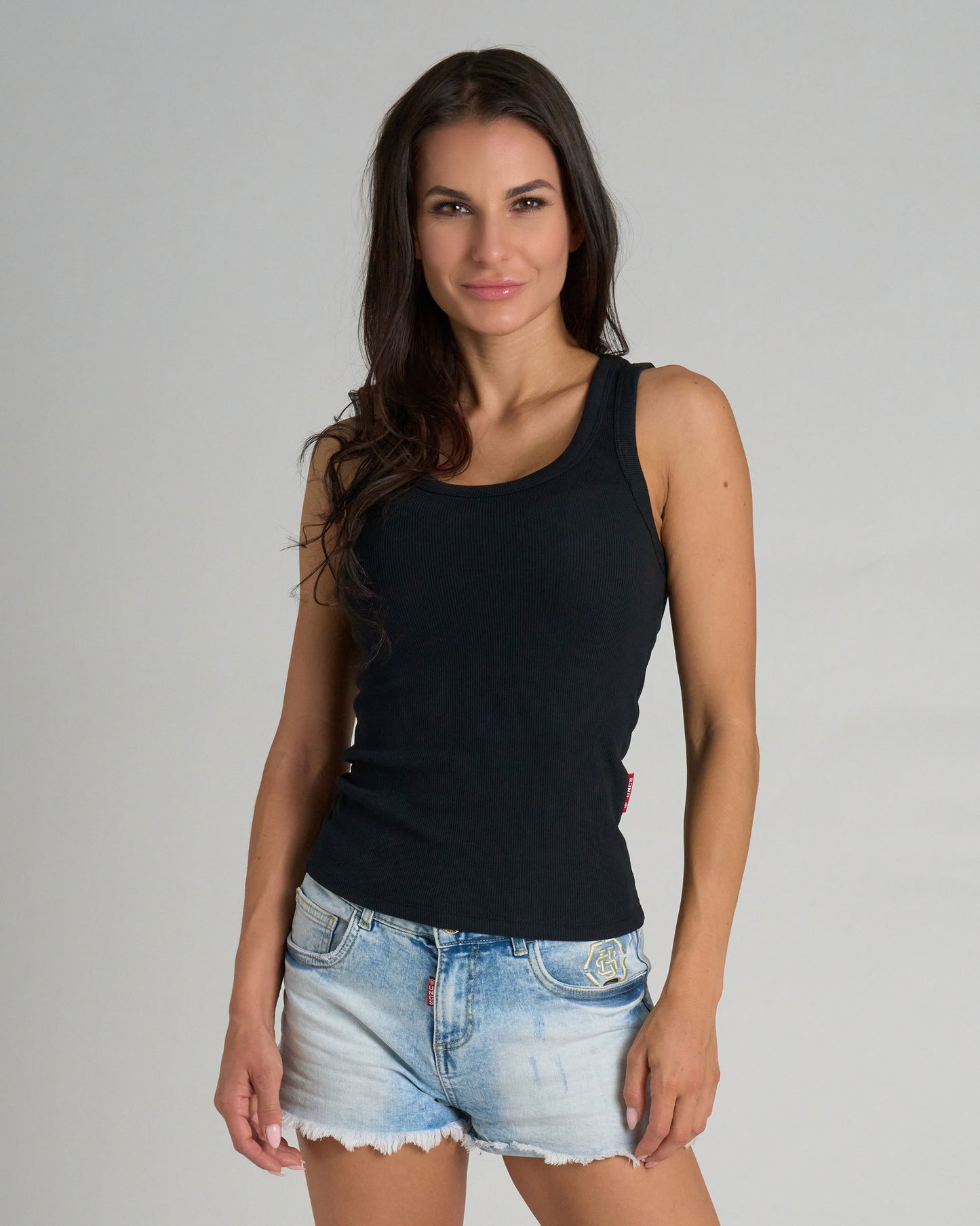 Női top BASIC BLACK