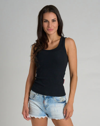 Női top BASIC BLACK