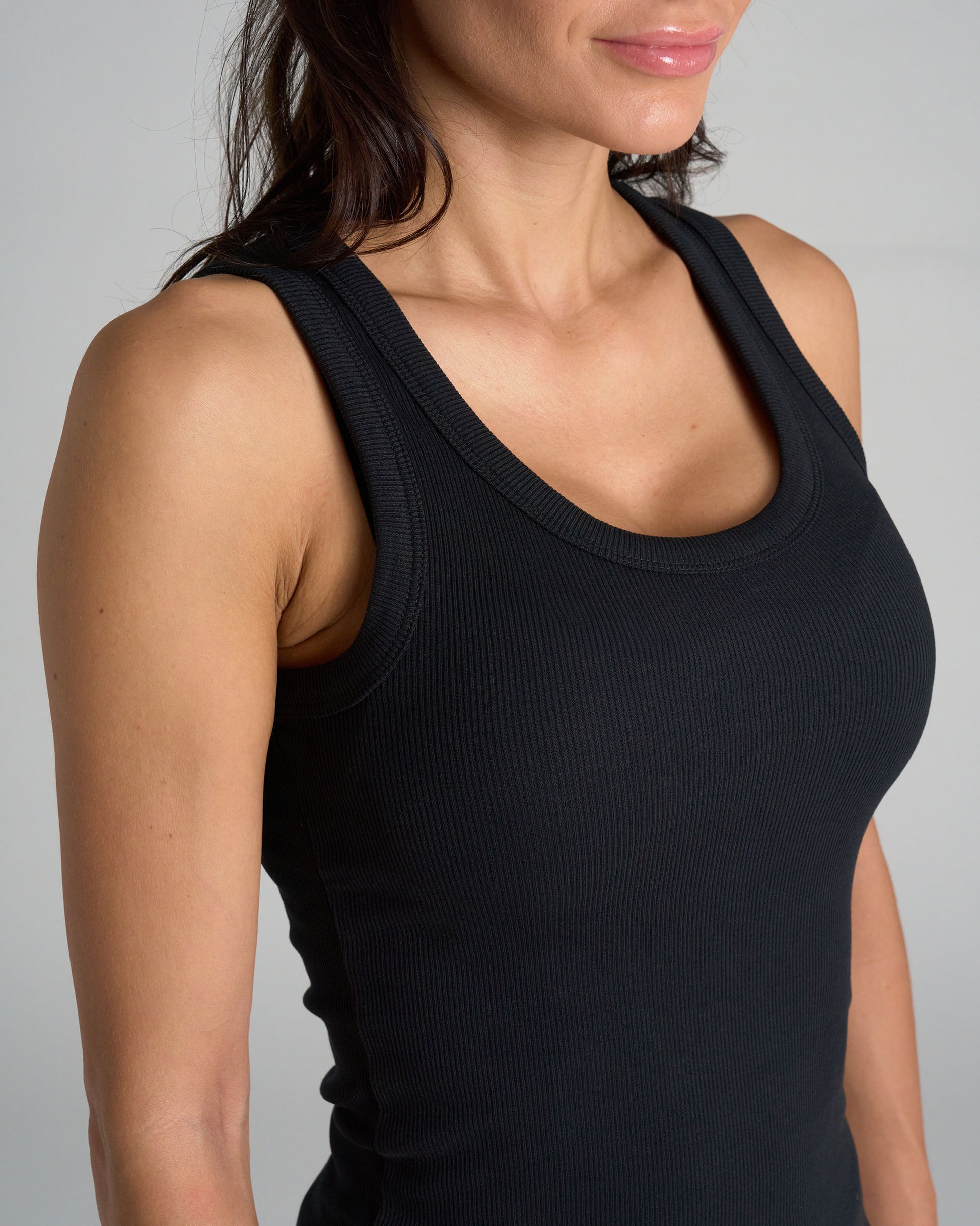 Női top BASIC BLACK