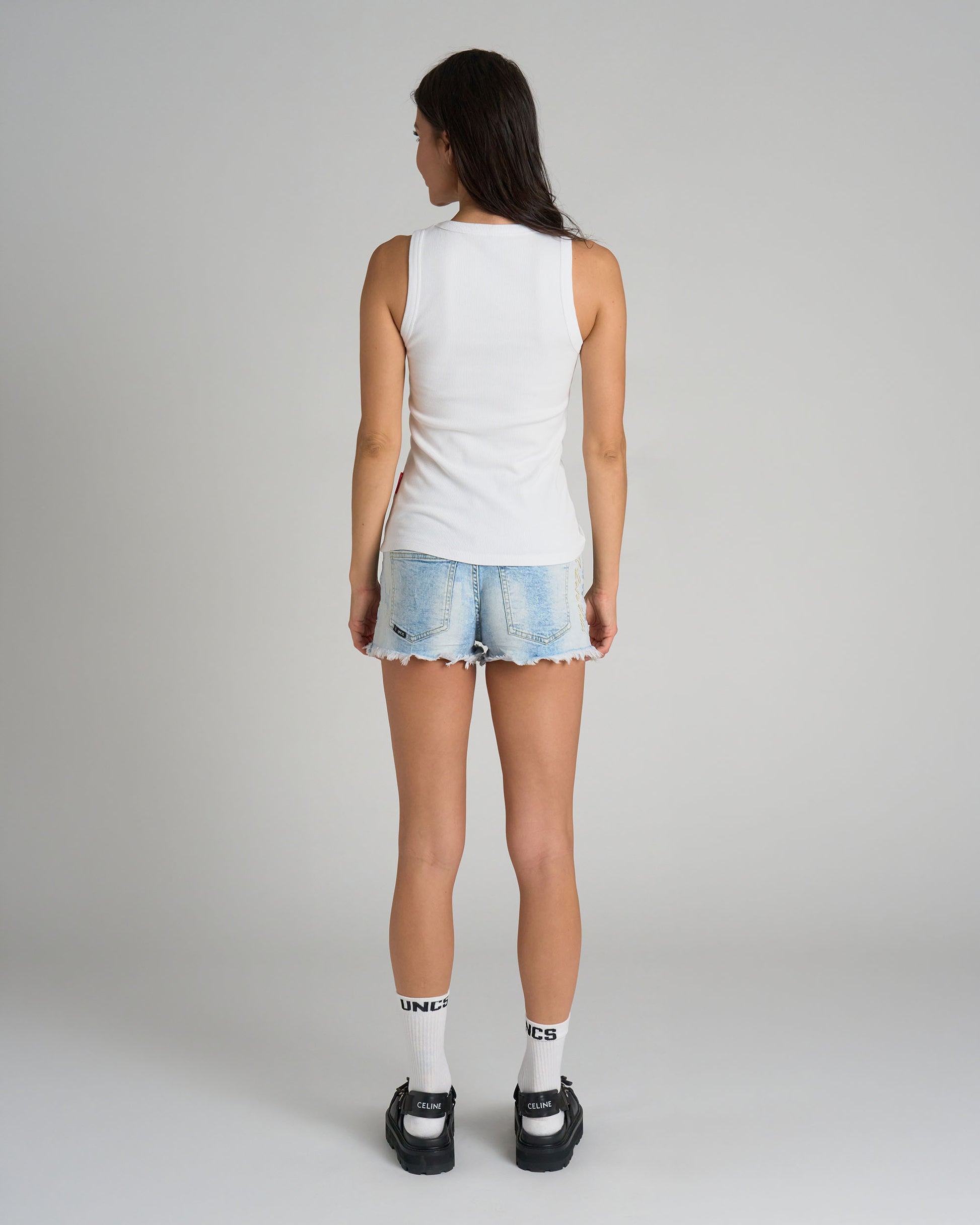 Női top BASIC WHITE