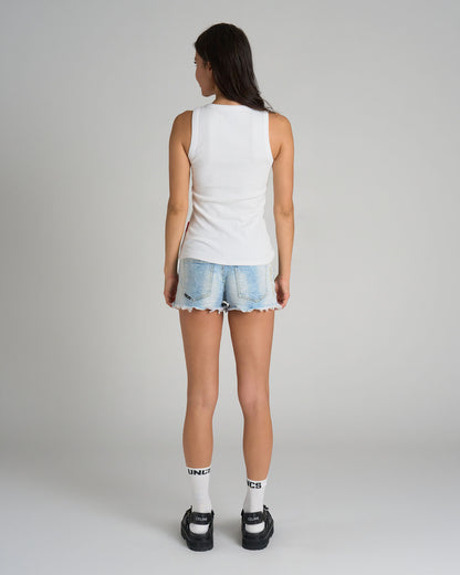 Női top BASIC WHITE