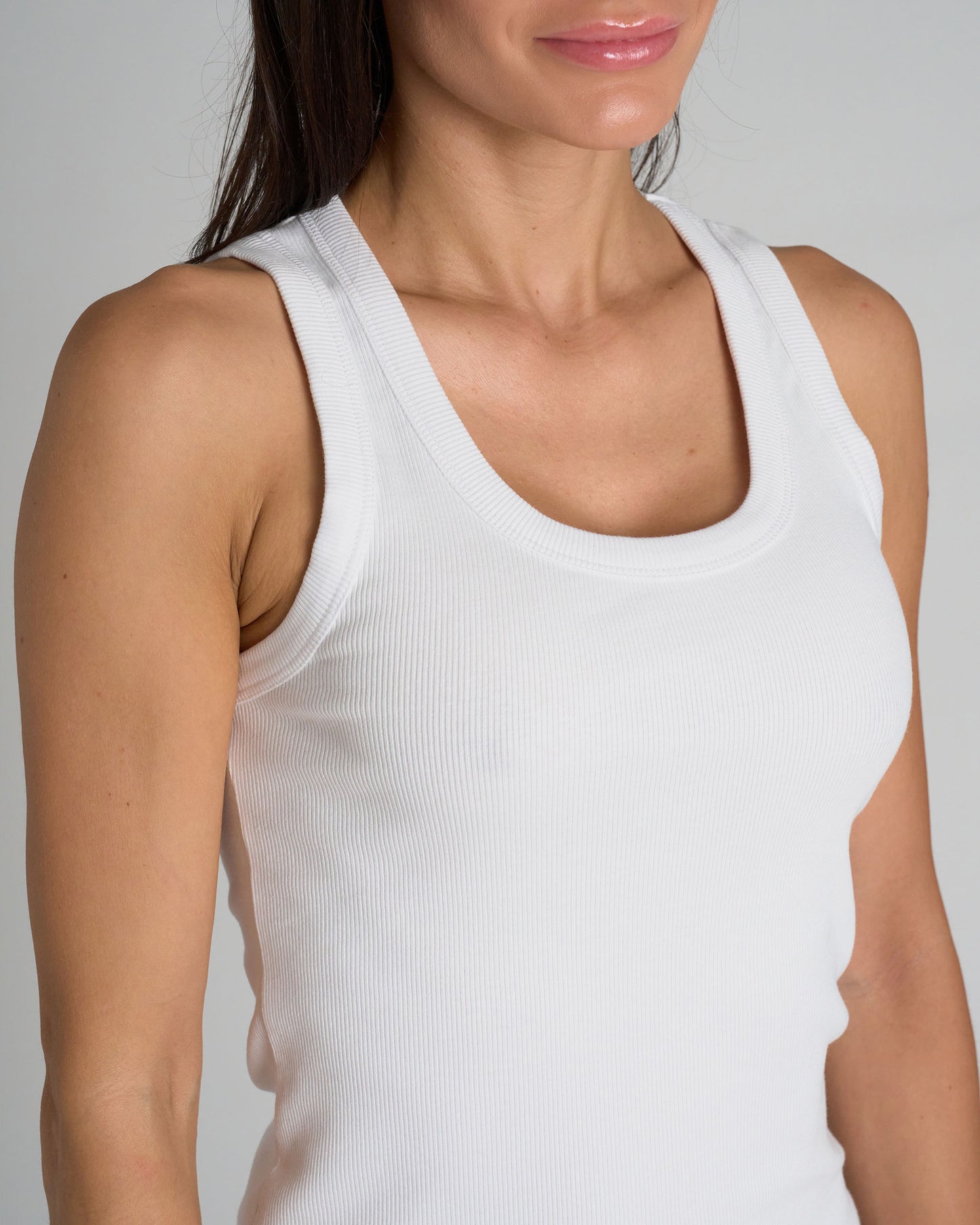 Női top BASIC WHITE