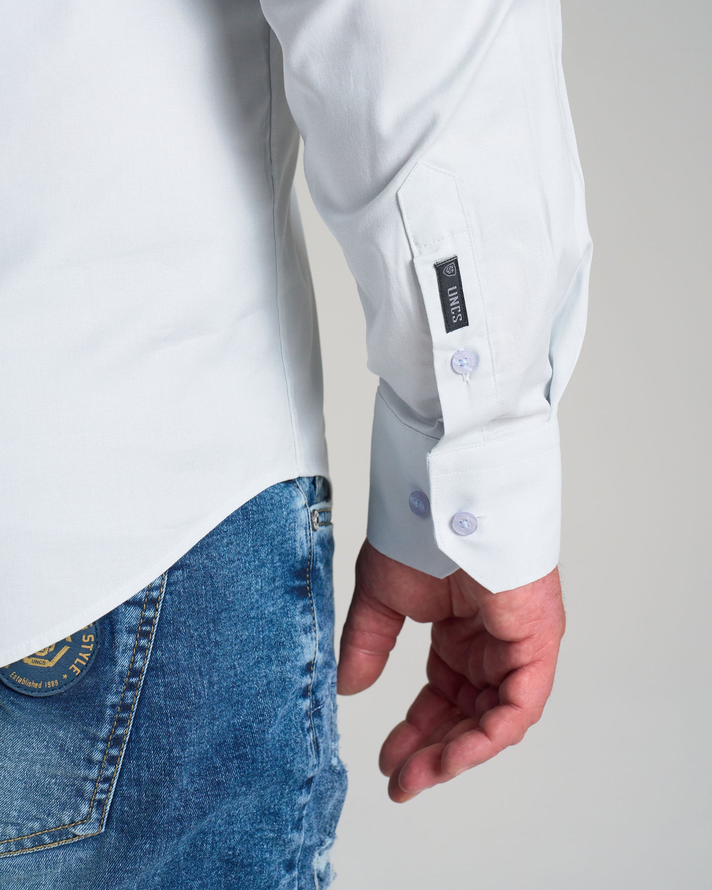 Férfi ing MONROE III LIGHT BLUE